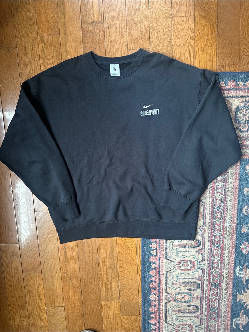 Nike Black Greedey Unit Crewneck Sweatshirt